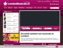 Tablet Screenshot of londenmusicals.nl